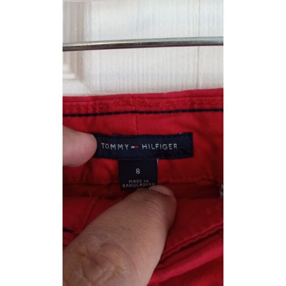 Tommy Hilfiger red and blue button 5" classic stretch shorts - Picture 5 of 7